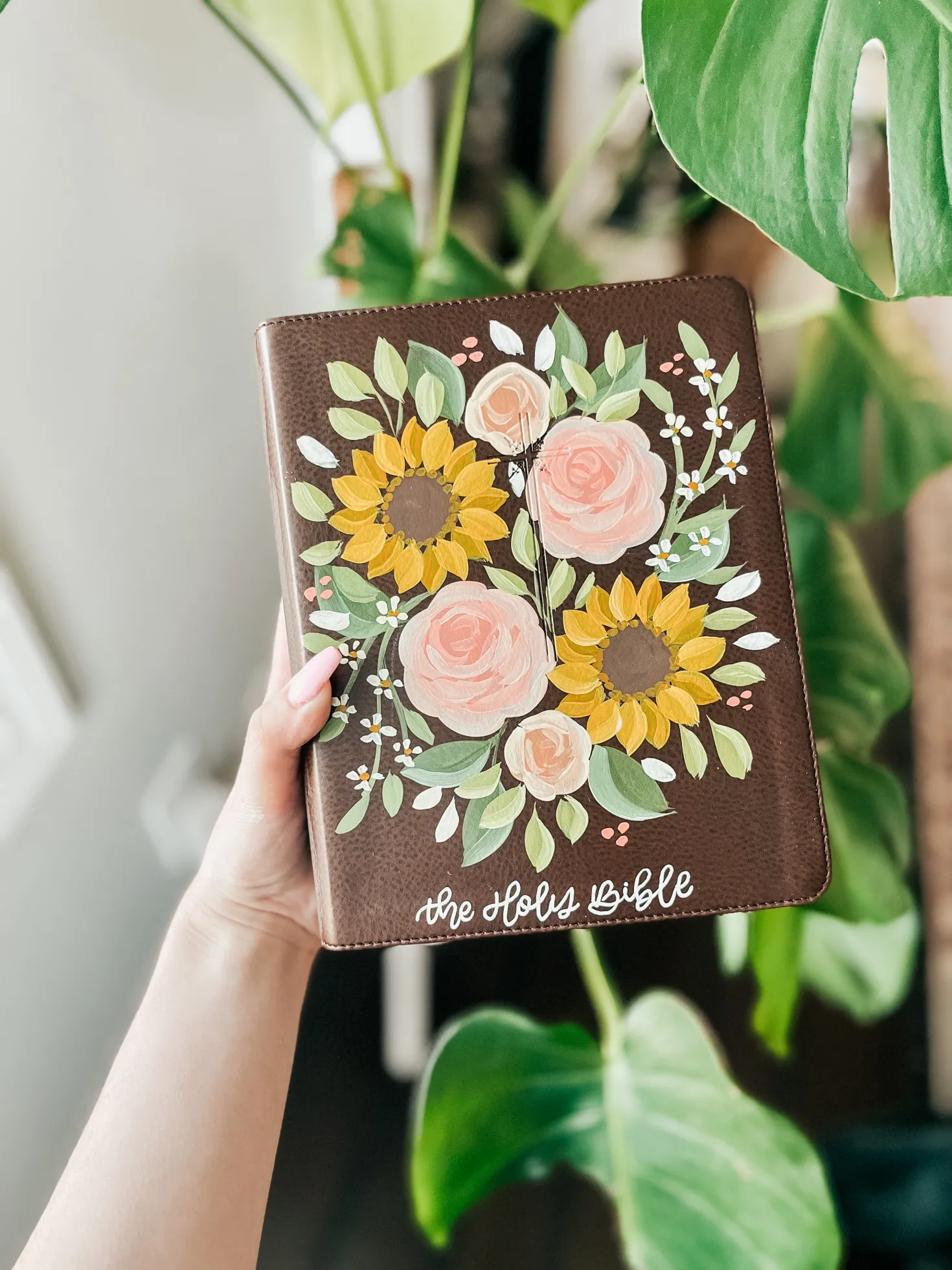 Custom leather Bible