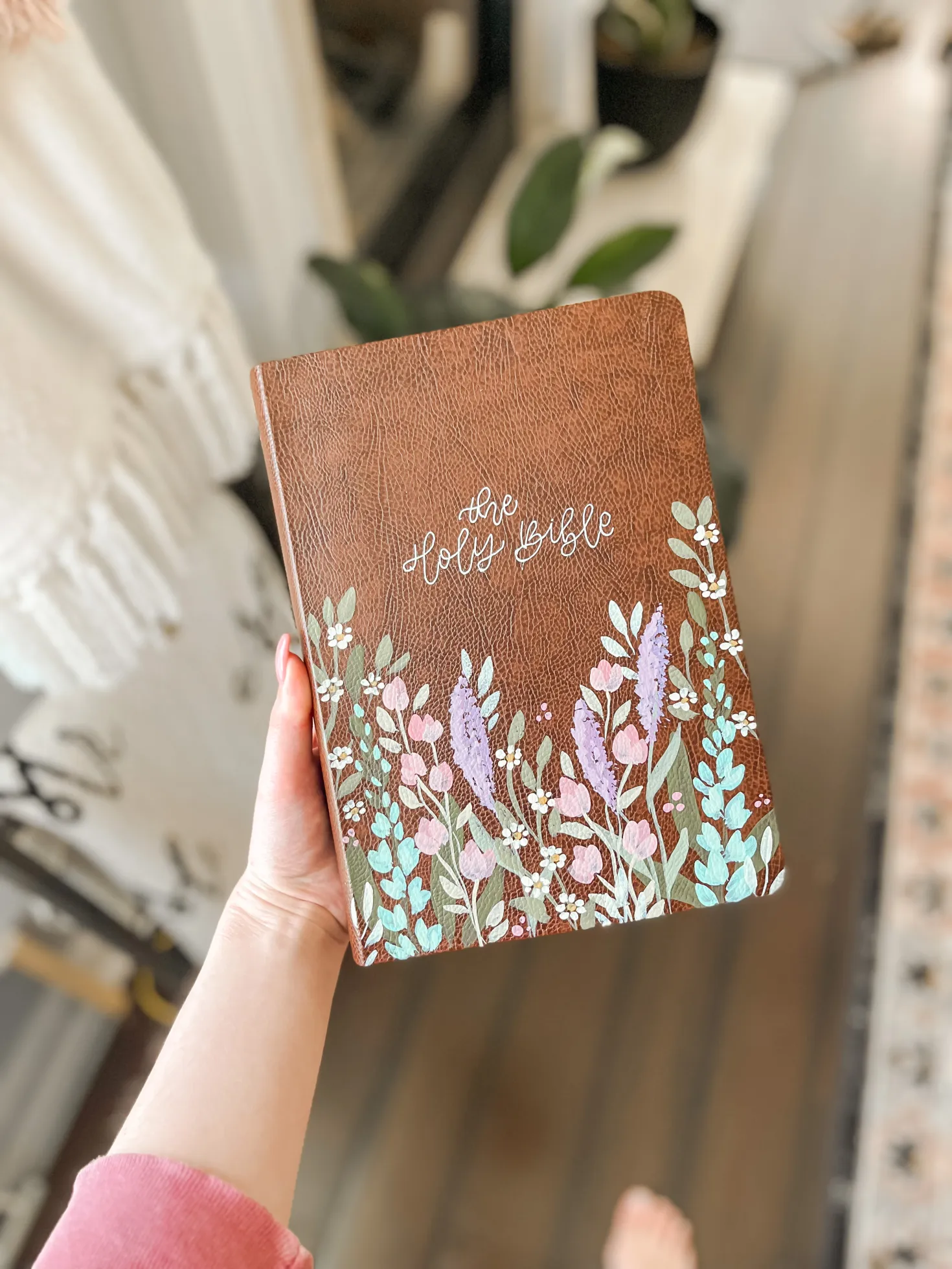 Custom leather Bible